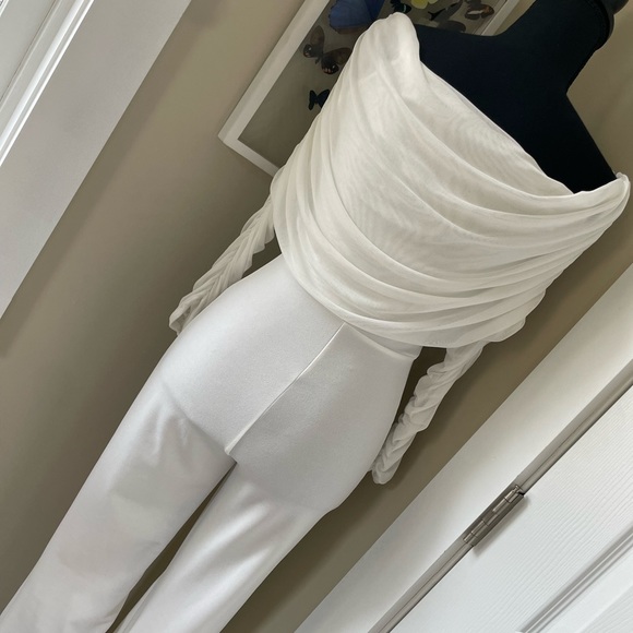 White Jumpsuit - Picture 3 of 8